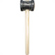 Martelo De Borracha Preto Mil Kits 80Mm M201