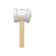 Martelo De Borracha Branco Mil Kits 80Mm M247
