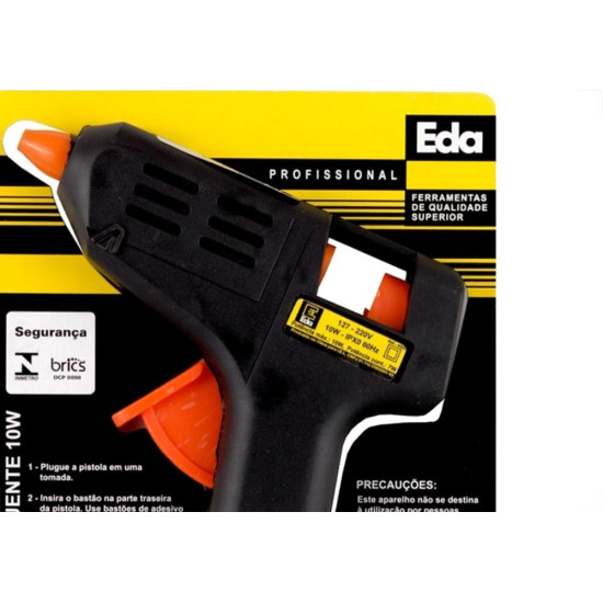 Pistola Para Silicone Eda 10W. Bivolt - 4Gq Pistola Para Silicone Eda 10W. Bivolt - 4Gq