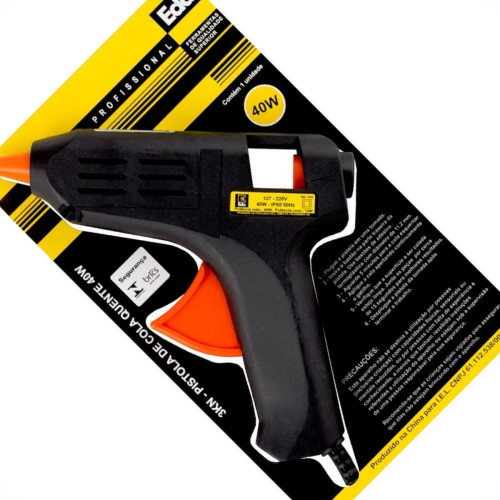 Pistola Para Silicone Eda 40W. Bivolt - 3Kn Pistola Para Silicone Eda 40W. Bivolt - 3Kn