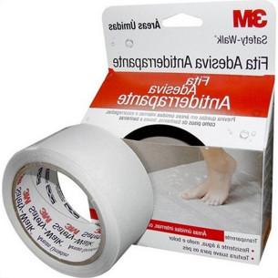Fita Antiderrapante 3M Areas Umidas Transparente 50Mmx 5M