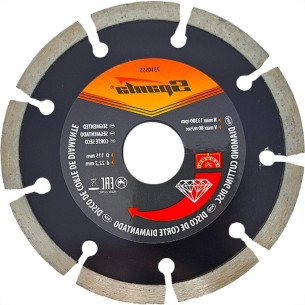 Disco Diamantado Sparta Segmentado Seco 115Mm X 22,2Mm - 7310555