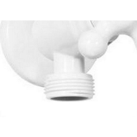 Registro Para Maquina De Lavar Viqua Maruja Branco C-33 Registro Para Maquina De Lavar Viqua Maruja Branco C-33