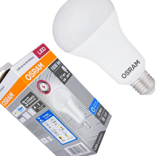 Lampada Led Alta Potencia Osram 17W. 1.836Lm E-27. Bivolt 6500K.