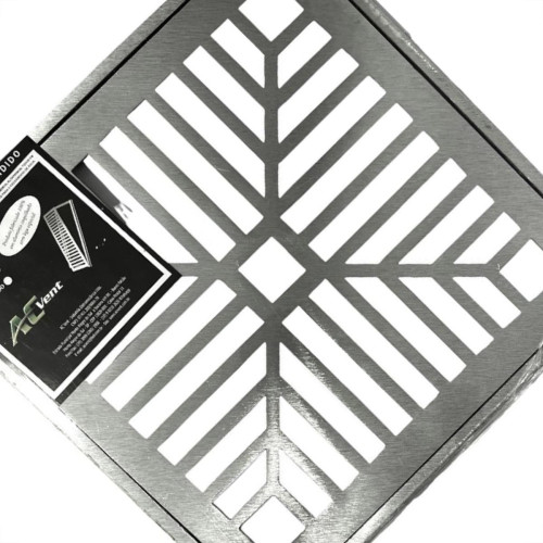 Grelha De Aluminio Com Porta Grelha Quadrada 20X20Cm Grelha De Aluminio Com Porta Grelha Quadrada 20X20Cm