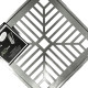 Grelha De Aluminio Com Porta Grelha Quadrada 20X20Cm Grelha De Aluminio Com Porta Grelha Quadrada 20X20Cm