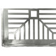 Grelha De Aluminio Com Porta Grelha Quadrada 15X15Cm Grelha De Aluminio Com Porta Grelha Quadrada 15X15Cm