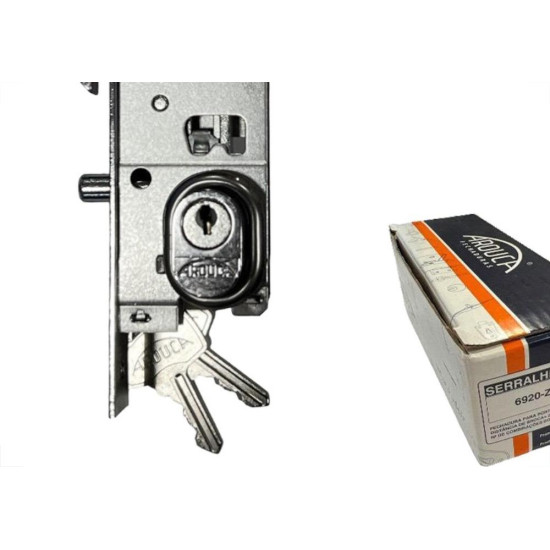 Fechadura Arouca Bico Papagaio Para Porta De Correr 6920-Z-Ip Fechadura Arouca Bico Papagaio Para Porta De Correr 6920-Z-Ip