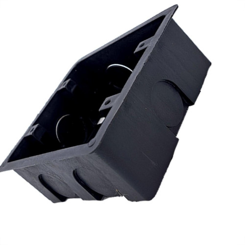 Caixinha De Luz Pvc Brascom Preta 4X4 - Kit C/50 Pecas Caixinha De Luz Pvc Brascom Preta 4X4 - Kit C/50 Pecas