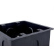 Caixinha De Luz Pvc Brascom Preta 4X4 - Kit C/50 Pecas Caixinha De Luz Pvc Brascom Preta 4X4 - Kit C/50 Pecas
