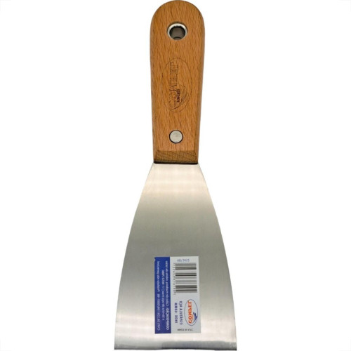 Espatula Compel Aco Inox Cabo Madeira 60Mm - Kit C/6 Pecas Espatula Compel Aco Inox Cabo Madeira 60Mm - Kit C/6 Pecas