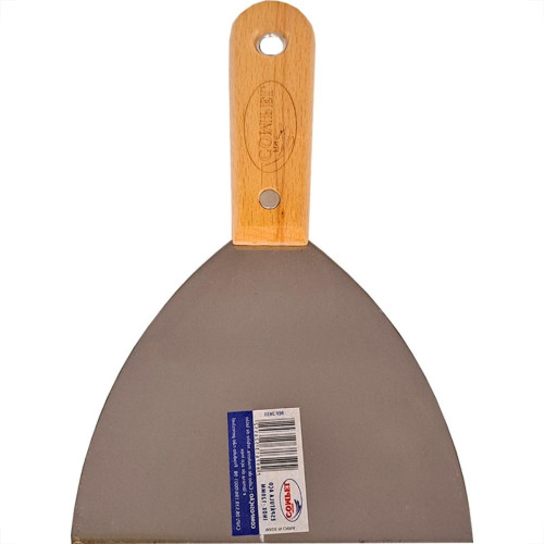 Espatula Compel Aco Inox Cabo Madeira 120Mm - Kit C/6 Pecas Espatula Compel Aco Inox Cabo Madeira 120Mm - Kit C/6 Pecas