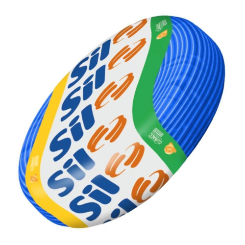 Cabinho Flexivel Sil 1,0Mm Azul Com 100M