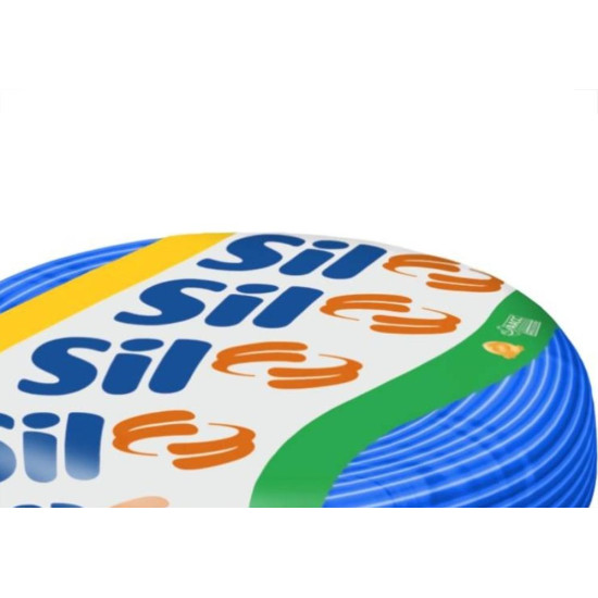 Cabinho Flexivel Sil 1,0Mm Azul Com 100M