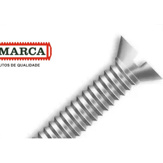Parafuso Rosca Metrica Chata Fenda Jomarca 8 X 40Mm Parafuso Rosca Metrica Chata Fenda Jomarca 8 X 40Mm