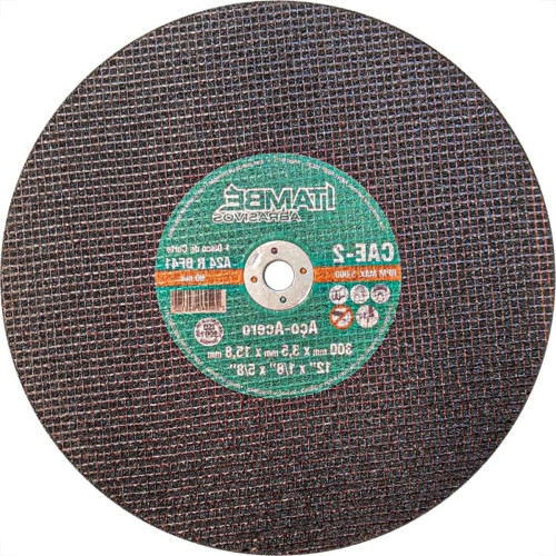 Disco Corte Ferro Itambe 12''X1/8''X5/8'' 2 Telas Cae-2 Disco Corte Ferro Itambe 12''X1/8''X5/8'' 2 Telas Cae-2