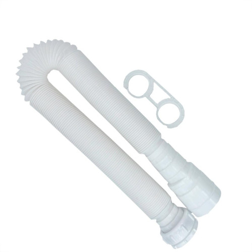 Sifao Sanfonado Extensivel Censi 1,5M Com Suporte E Canopla ( Pia - Tanque - Lavatorio ) - 7164 Sifao Sanfonado Extensivel Censi 1,5M Com Suporte E Canopla ( Pia - Tanque - Lavatorio ) - 7164