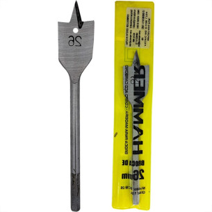 Broca Chata Madeira Hammer Para Dobradica Caneco 26Mm