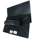 Desempenadeira Pvc Emave Preta Corrugada 22 X34Cm - Kit C/6 Pecas Desempenadeira Pvc Emave Preta Corrugada 22 X34Cm - Kit C/6 Pecas