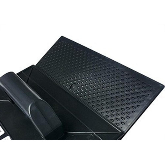 Desempenadeira Pvc Emave Preta Corrugada 22 X34Cm - Kit C/6 Pecas Desempenadeira Pvc Emave Preta Corrugada 22 X34Cm - Kit C/6 Pecas