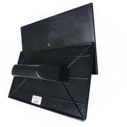 Desempenadeira Pvc Emave Preta Lisa 18 X30Cm - Kit C/6 Pecas Desempenadeira Pvc Emave Preta Lisa 18 X30Cm - Kit C/6 Pecas