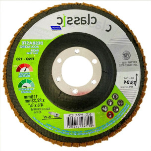 Disco Flap Norton 4.1/2'' - Grao 120 Classic - Kit C/10 Pecas