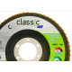 Disco Flap Norton 4.1/2'' - Grao 120 Classic - Kit C/10 Pecas