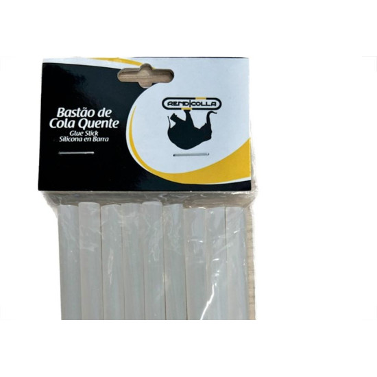 Refil Pistola Silicone Rendicolla 7,5Mmx10Cm Com 9 Pecas
