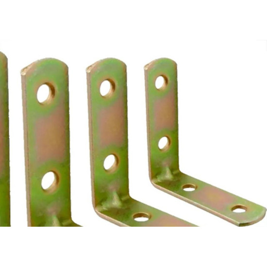 Cantoneira Para Moveis Overtime Bicromatizada Caixa Com 50 Pecas 2,1/2'' Cantoneira Para Moveis Overtime Bicromatizada Caixa Com 50 Pecas 2,1/2''