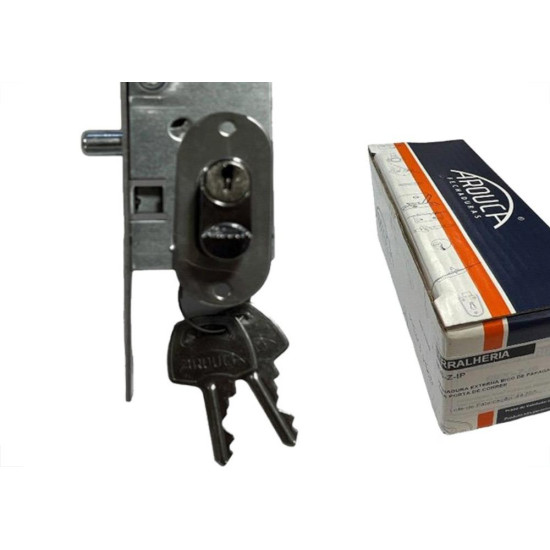 Fechadura Arouca Bico Papagaio Externa Para Porta De Correr 6925-Z-Ip Fechadura Arouca Bico Papagaio Externa Para Porta De Correr 6925-Z-Ip