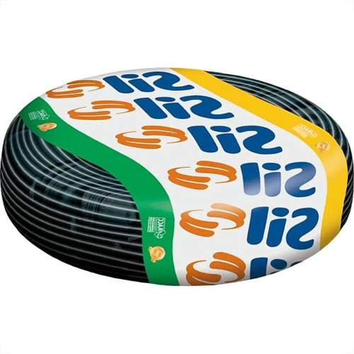 Fio Cabo Paralelo Sil Preto 2X1,5Mm - 100M