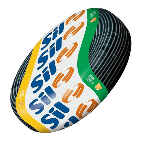 Fio Cabo Paralelo Sil Preto 2X1,5Mm - 100M