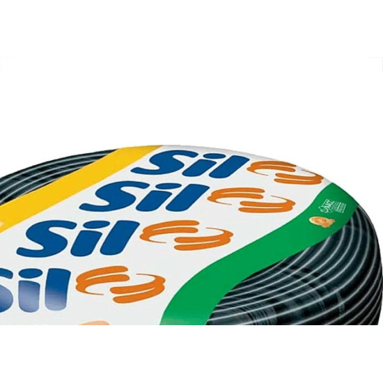 Fio Cabo Paralelo Sil Preto 2X1,5Mm - 100M