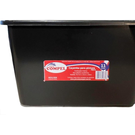 Cacamba Pintura Plastica Compel 11 Litros Cacamba Pintura Plastica Compel 11 Litros