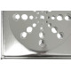 Grelha Aco Inox Quadrada Overtime 10X10Cm Com Fecho + Caixilho Grelha Aco Inox Quadrada Overtime 10X10Cm Com Fecho + Caixilho