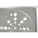 Grelha Aco Inox Quadrada Overtime 10X10Cm Com Fecho + Caixilho Grelha Aco Inox Quadrada Overtime 10X10Cm Com Fecho + Caixilho