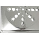Grelha Aco Inox Quadrada Overtime 15X15Cm Com Fecho + Caixilho Grelha Aco Inox Quadrada Overtime 15X15Cm Com Fecho + Caixilho