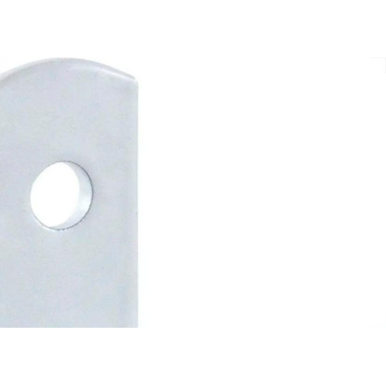 Cantoneira Para Moveis Overtime Branca Cartela 4 Pecas Com Parafuso 2,1/2'' Cantoneira Para Moveis Overtime Branca Cartela 4 Pecas Com Parafuso 2,1/2''