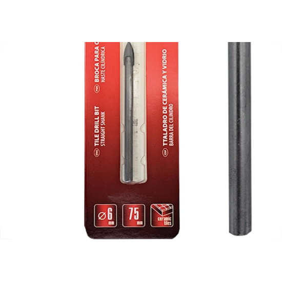 Broca Ceramica E Vidro Mtx 6Mm Broca Ceramica E Vidro Mtx 6Mm