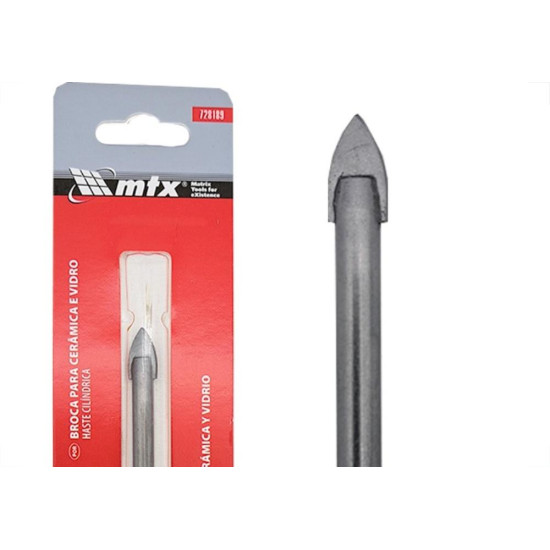 Broca Ceramica E Vidro Mtx 8Mm Broca Ceramica E Vidro Mtx 8Mm