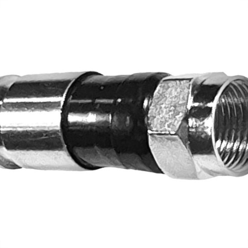 Conector Fio Coaxial Aubor Compressao Rg-06 Cartela Com 4 Pecas Conector Fio Coaxial Aubor Compressao Rg-06 Cartela Com 4 Pecas