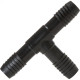 Conexao Preta Plasbohn Te Interno Triplo 1'' - Kit C/25 Pecas Conexao Preta Plasbohn Te Interno Triplo 1'' - Kit C/25 Pecas