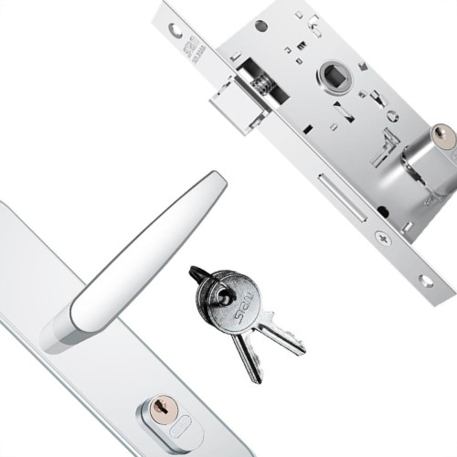 Fechadura Stam Externa Inox Alavanca - 804/33 Fechadura Stam Externa Inox Alavanca - 804/33