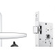 Fechadura Stam Externa Inox Alavanca - 804/33 Fechadura Stam Externa Inox Alavanca - 804/33