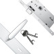 Fechadura Stam Interna Inox Alavanca - 814/33 Fechadura Stam Interna Inox Alavanca - 814/33