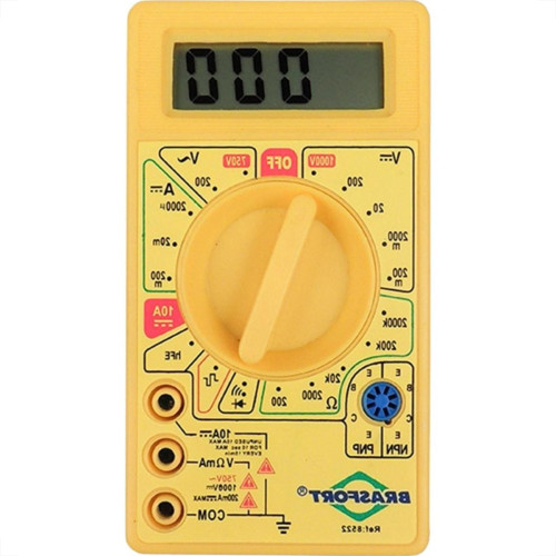 Multimetro Digital Brasfort Display 2,5'' - 7914 Multimetro Digital Brasfort Display 2,5'' - 7914