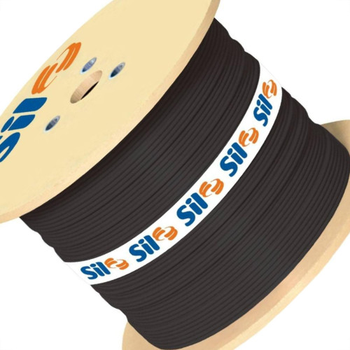 Cabinho Carretel Sil 6,0Mm Preto Com 600M