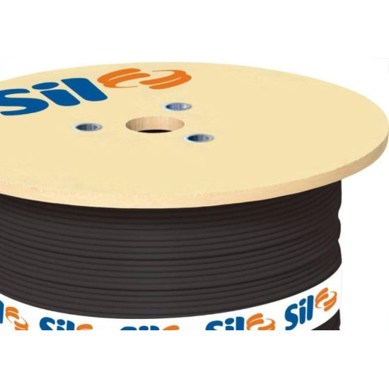 Cabinho Carretel Sil 6,0Mm Preto Com 600M