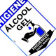 Placa Look 20X30Cm (Alcool Gel Vertical) - Kit C/5 Pecas Placa Look 20X30Cm (Alcool Gel Vertical) - Kit C/5 Pecas
