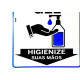 Placa Look 20X30Cm (Alcool Gel Vertical) - Kit C/5 Pecas Placa Look 20X30Cm (Alcool Gel Vertical) - Kit C/5 Pecas